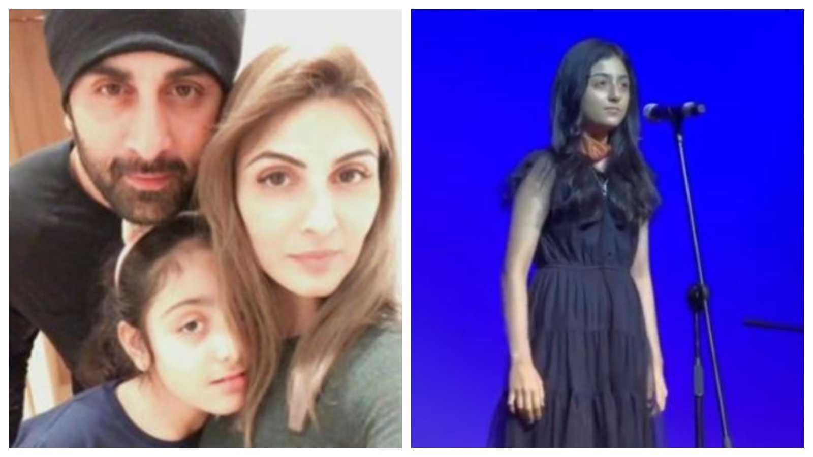 'Looks like her Cute Nani': Ranbir Kapoor's niece Samara Sahni is winning the internet with her rendition of Girl On Fire