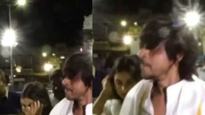 Shah Rukh Khan and Suhana Khan at Tirupati