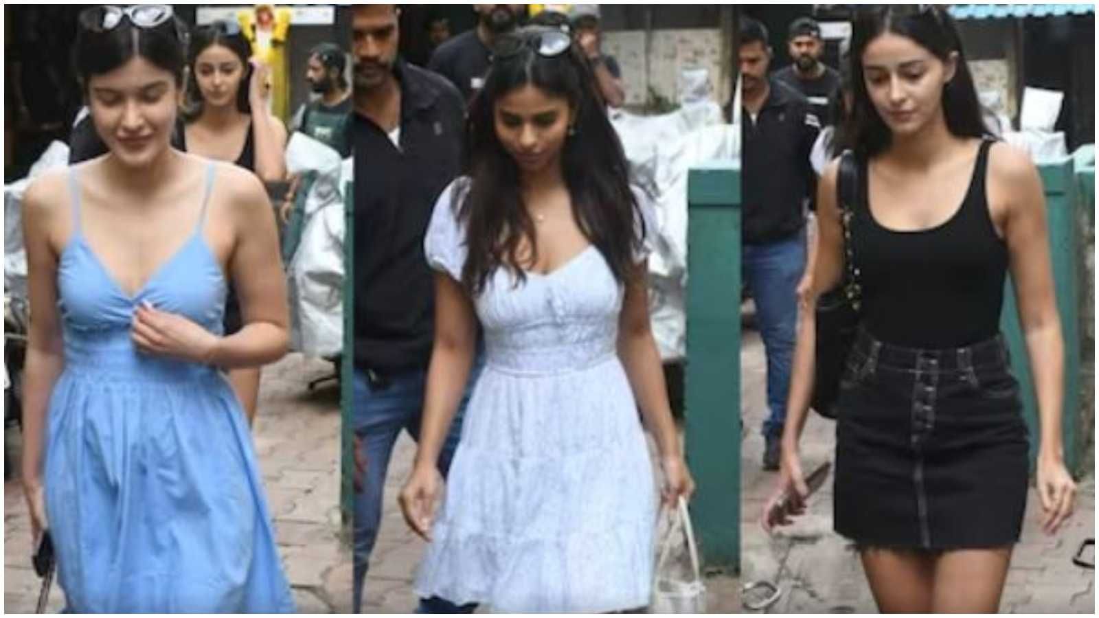 'A lot of struggle in one frame': Ananya Panday, Suhana Khan, Shanaya Kapoor step out for lunch date, get trolled