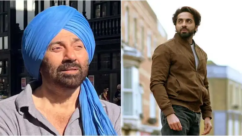 <p>Sunny Deol and Ayushmann Khurrana</p>