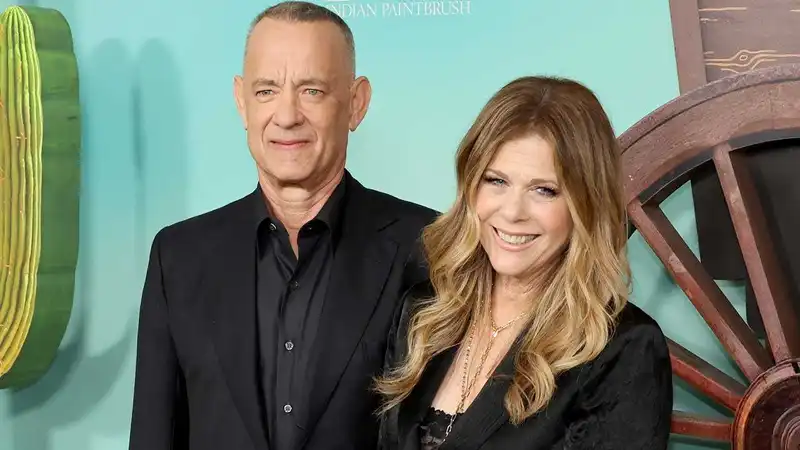 <p>Tom Hanks and Rita Wilson (Source: Variety)</p>