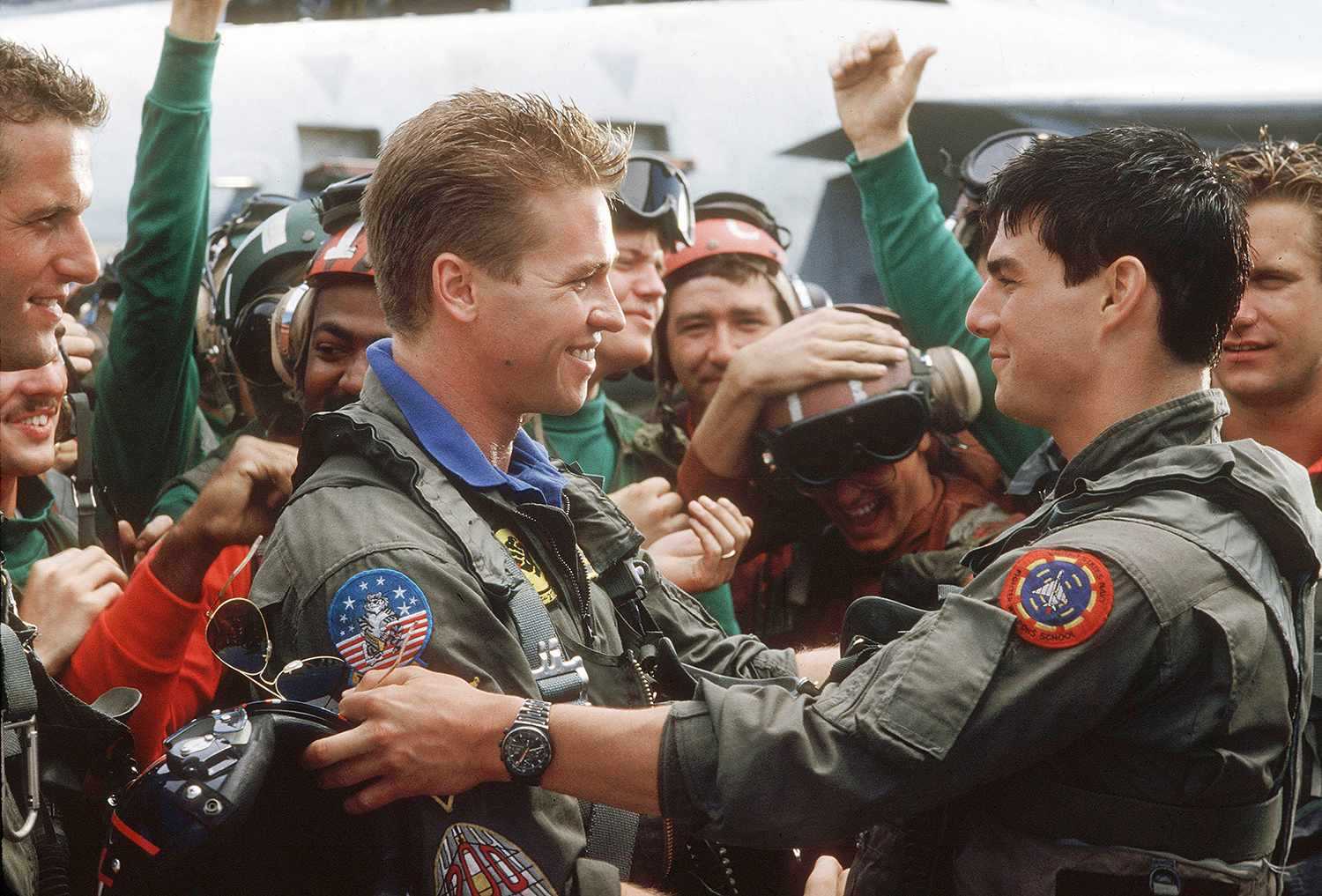 Val Kilmer and Tom Cruise (Source: People)