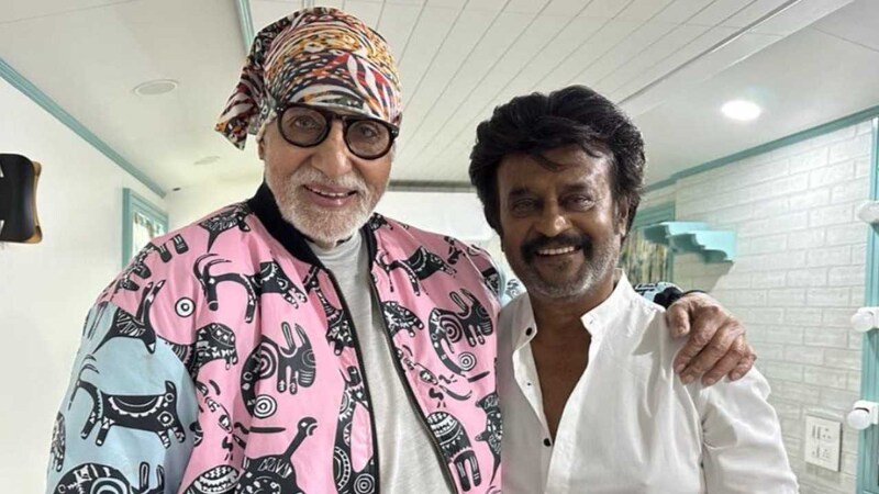 Amitabh Bachchan and Rajnikanth