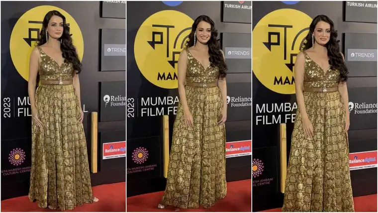 <p>Dia Mirza at the opening ceremony of MAMI 2023</p>