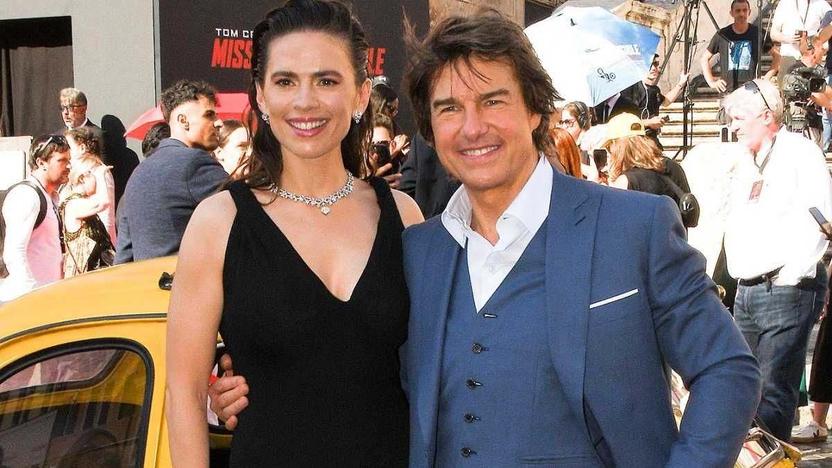 Hayley Atwell and Tom Cruise (Source: Us Weekly)