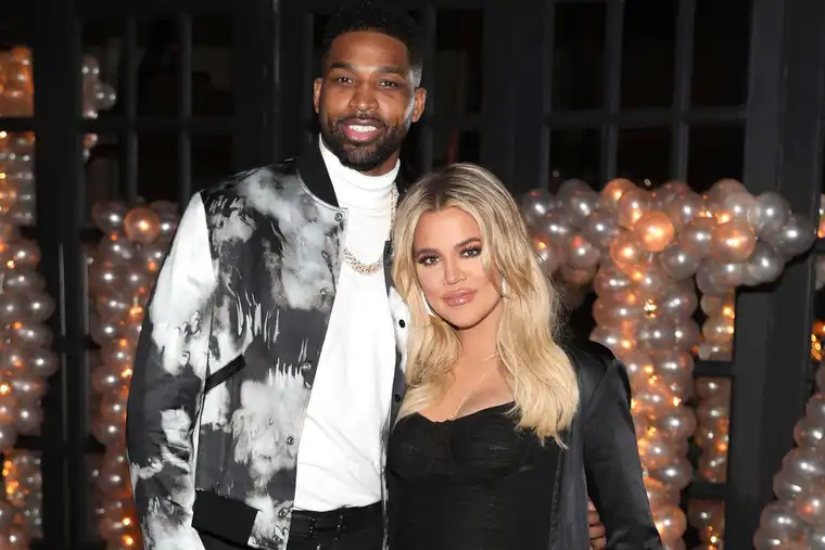 <p>Tristan Thompson and Khloe Kardashian (Source: People)</p>