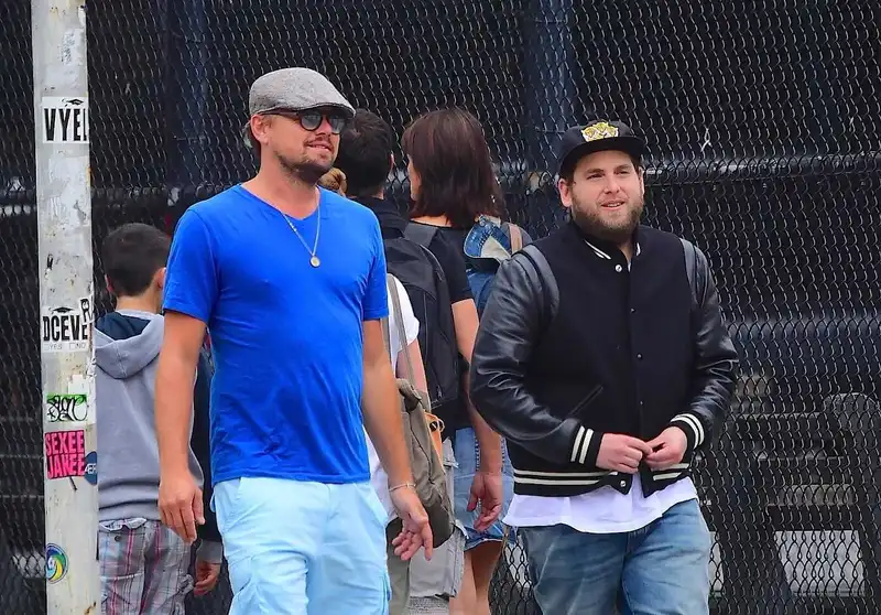 Leonardo DiCaprio and Jonah Hill (Source: Popsugar)