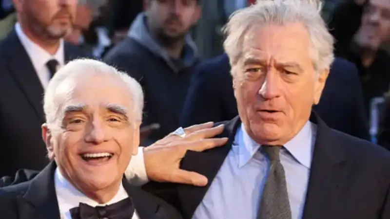 <p>Martin Scorsese with Robert De Niro (Source: TMZ)</p>