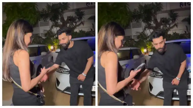 'The way she treated her husband': Mouni Roy ignores her husband Suraj Nambiar as he holds out his hand, gets trolled