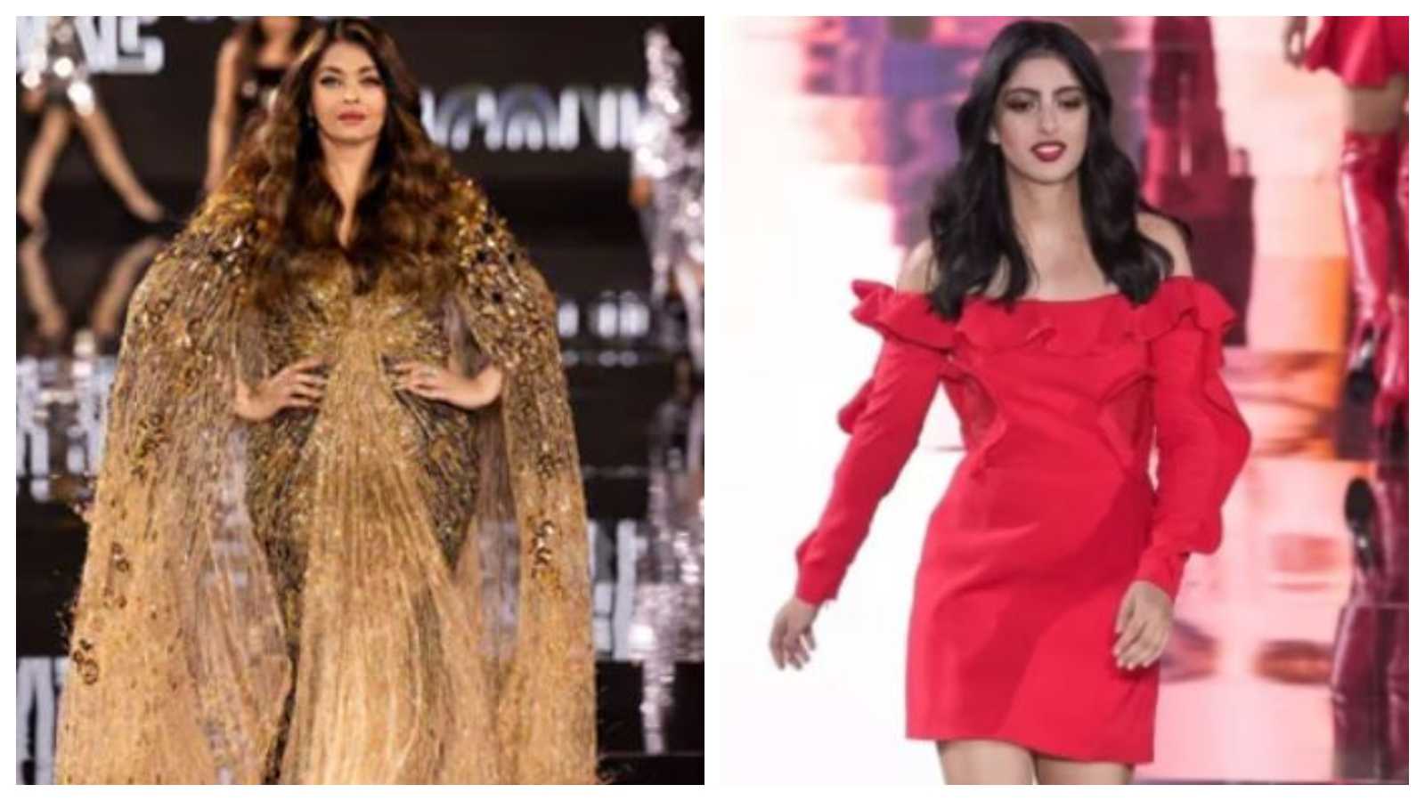 'A real change': Aishwarya Rai Bachchan's look at Paris Fashion Week wins hearts; Navya Nanda makes her debut on ramp