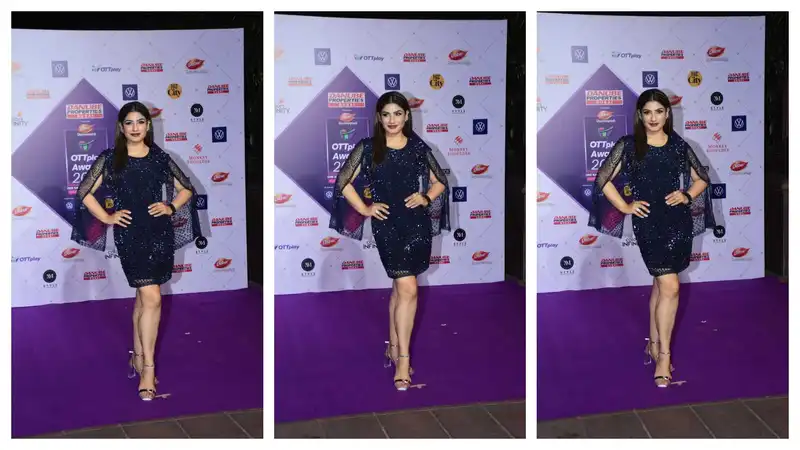 <p>Raveena's showstopper look at OTTplay Awards 2023</p>