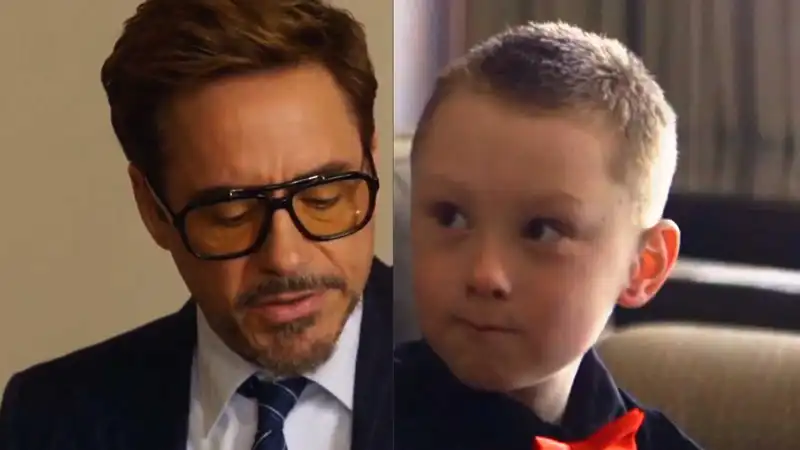 Robert Downey Jr and Alex (Source: CNN)