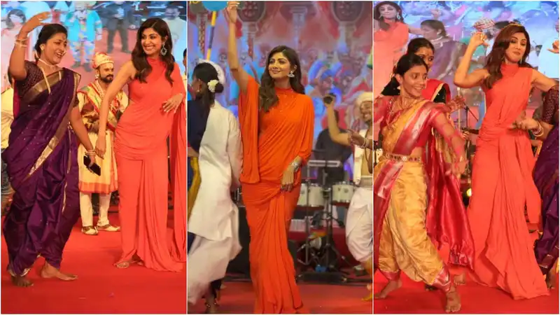 <p>Shilpa Shetty at Marathi Dandiya Mahotsav in Mumbai</p>