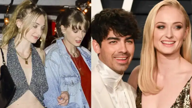 Sophie Turner with Joe Jonas and Taylor Swift