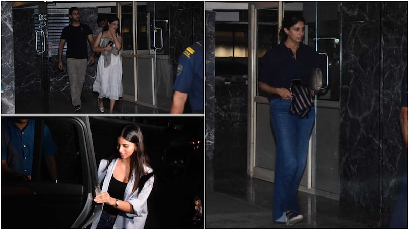 <p>Suhana Khan, Shweta Bachchan, Navya Nanda and Agastya Nanda&nbsp;</p>