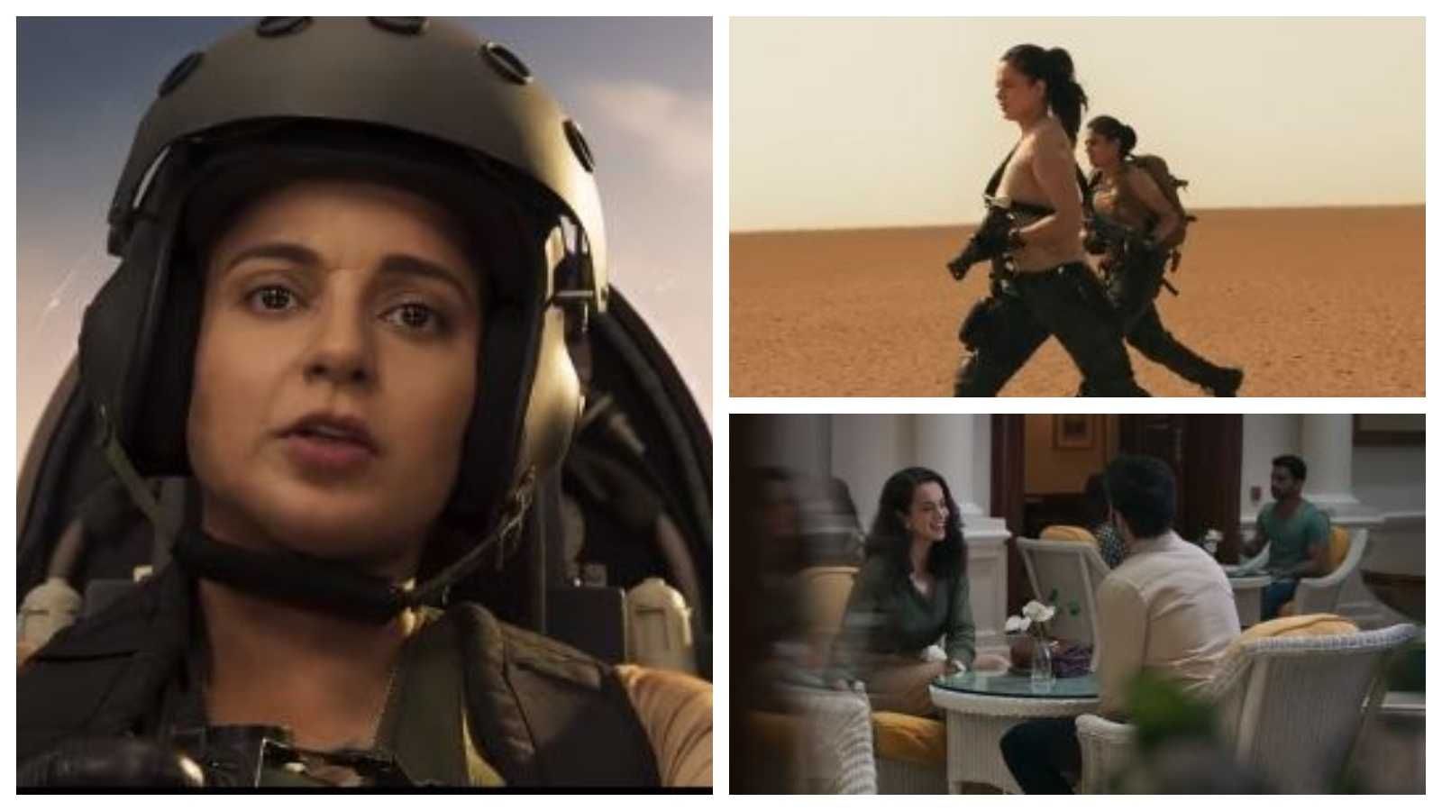Tejas Trailer: Kangana Ranaut takes on terrorism in this patriotic aviation drama, netizens point out 'too much CGI'