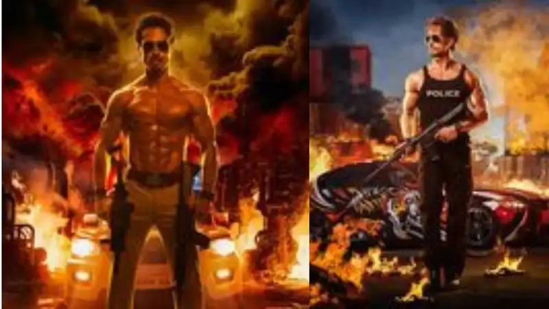 <p>tiger shroff's look</p>