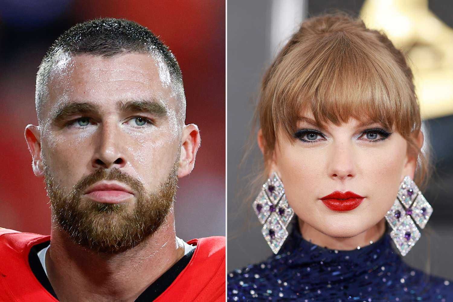 Travis Kelce and Taylor Swift (Source: People)