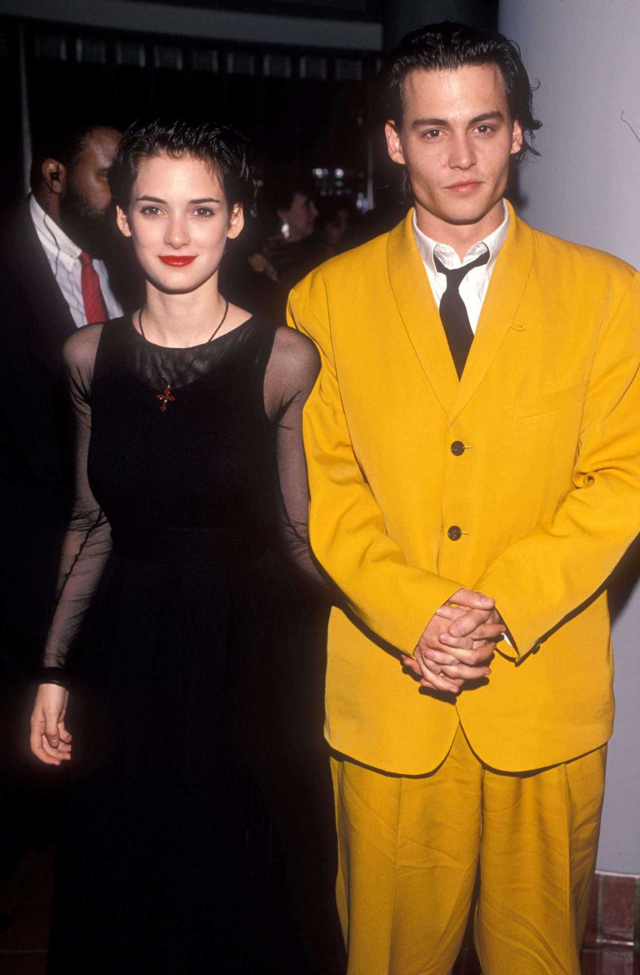 Winona Ryder and Johnny Depp (Source: People)