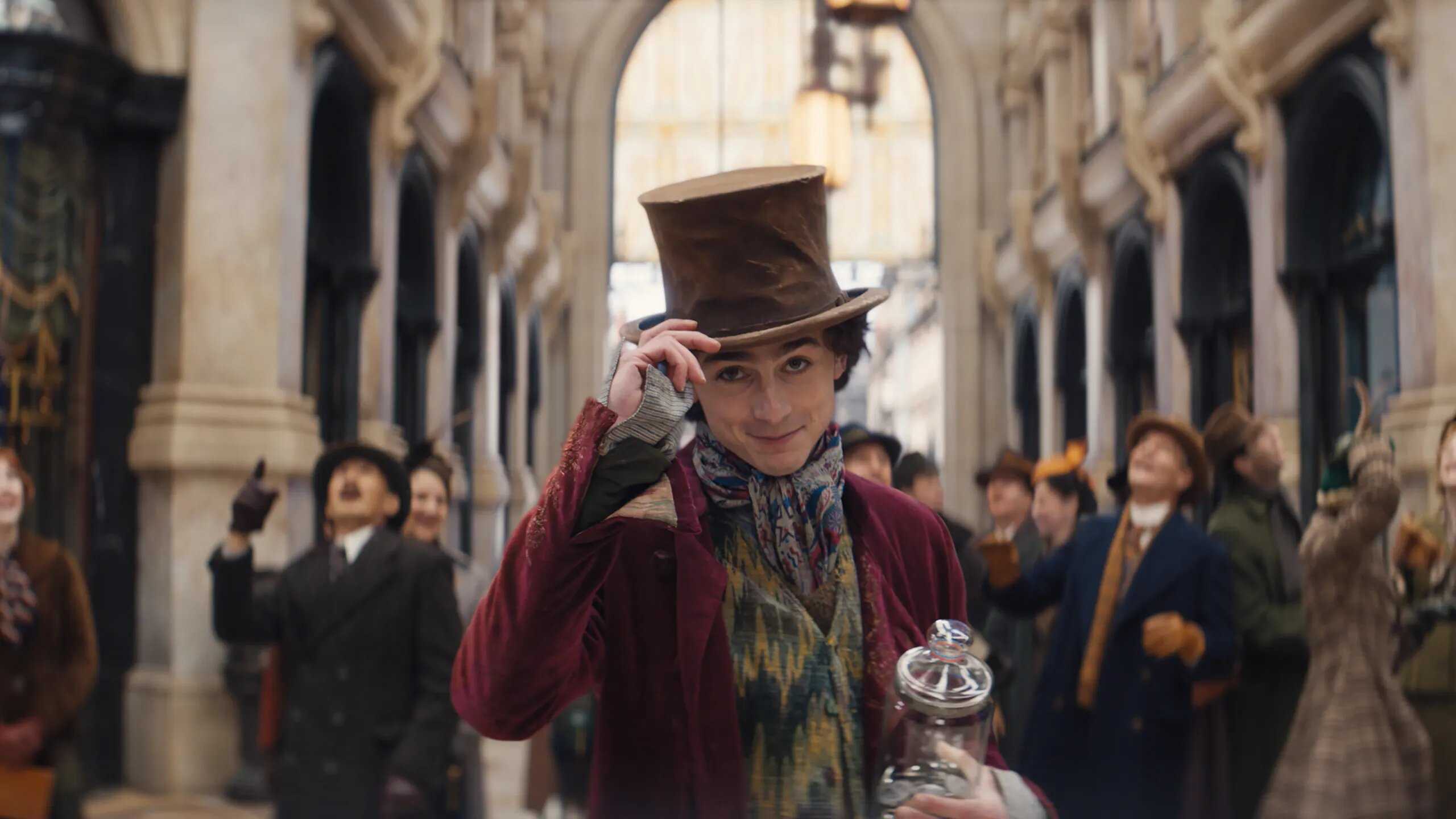 Revisit Timothée Chalamet’s first look as iconic candy man in Wonka prequel