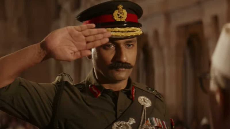 A still from Sam Bahadur trailer