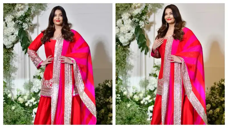 Aishwarya Rai's dazzling look at Manish Malhotra's Diwali party