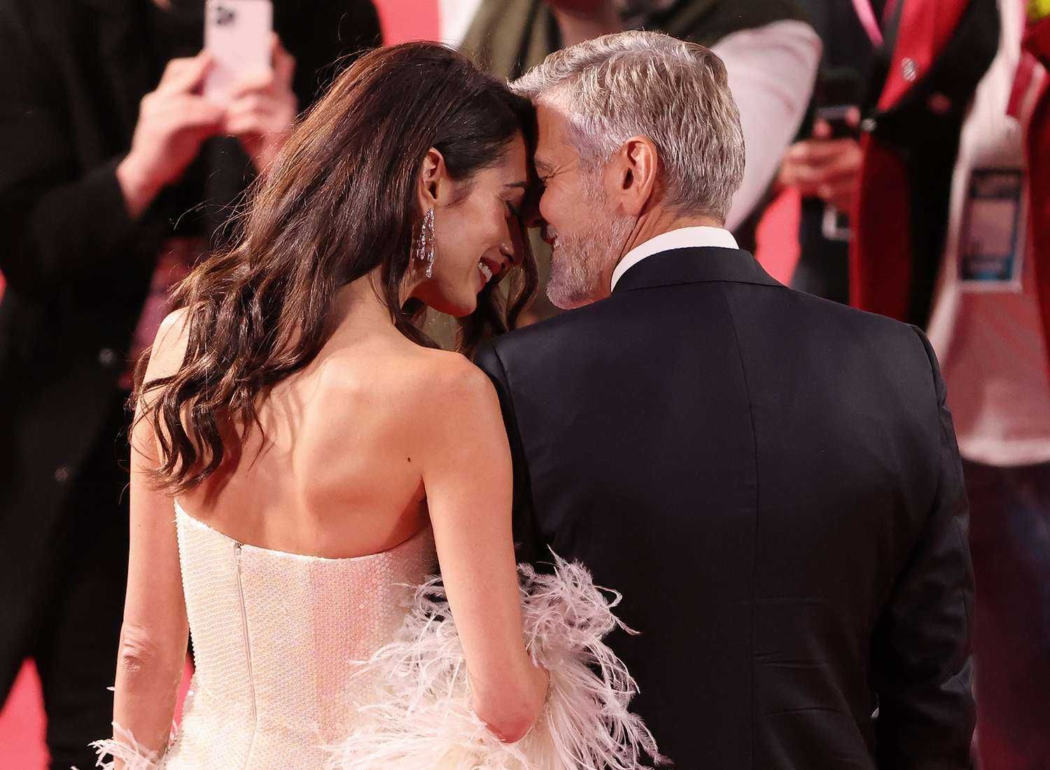 Amal Alamuddin and George Clooney (Source: People)