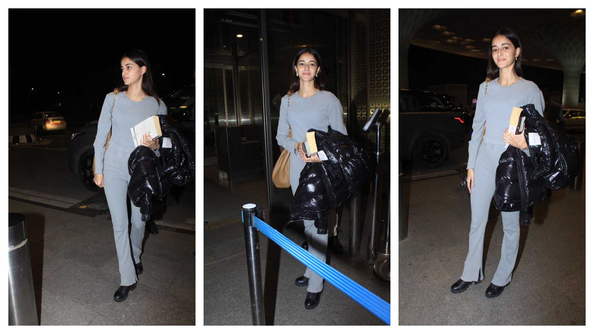 <p>Ananya Panday spotted at the airport</p>
