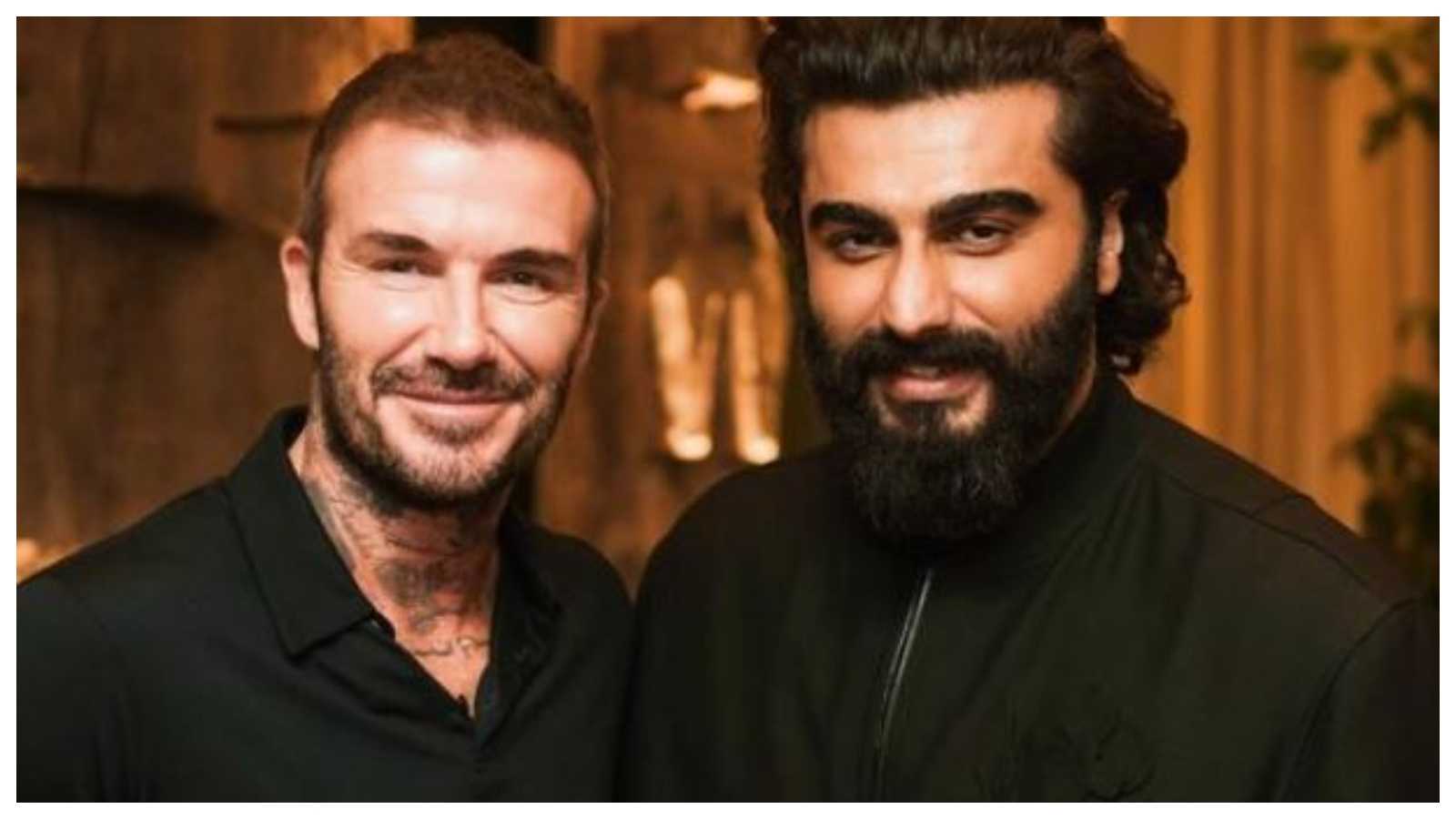 Arjun Kapoor gives a befitting reply to trolls slamming him for faking his height in picture with David Beckham