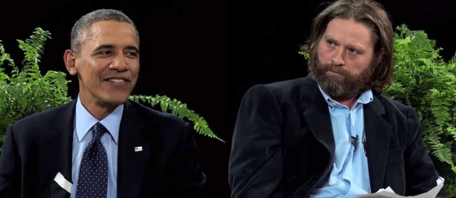 Barack Obama and Zach Galifianakis (Source: The Independent)