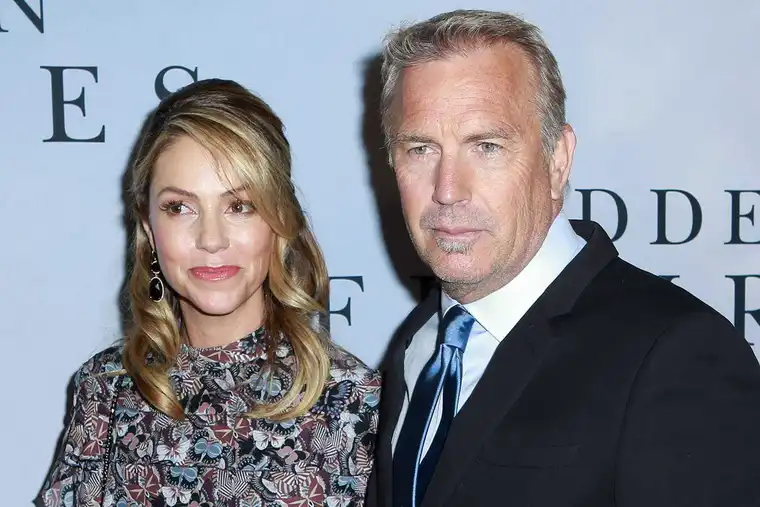 Christine Baumgartner and Kevin Costner (Source: People)