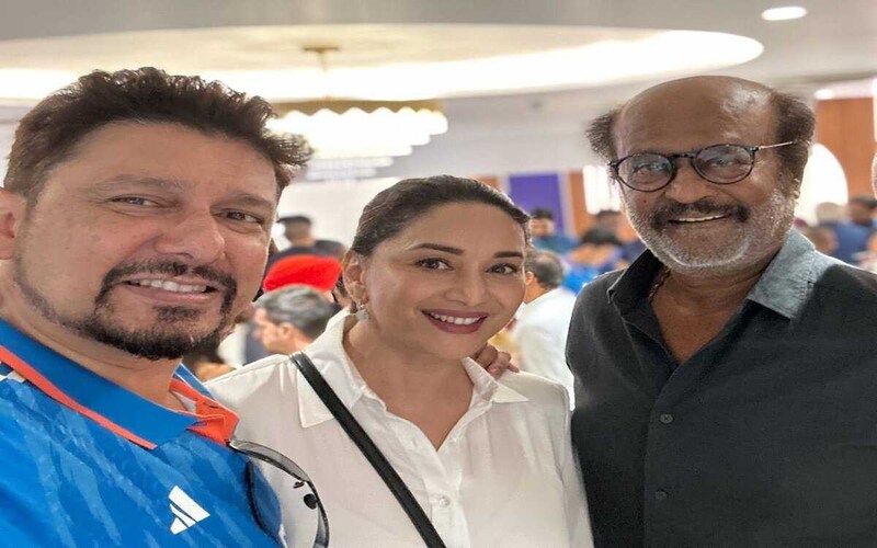 Dr. Sriram, Madhuri Dixit and Ranjikant