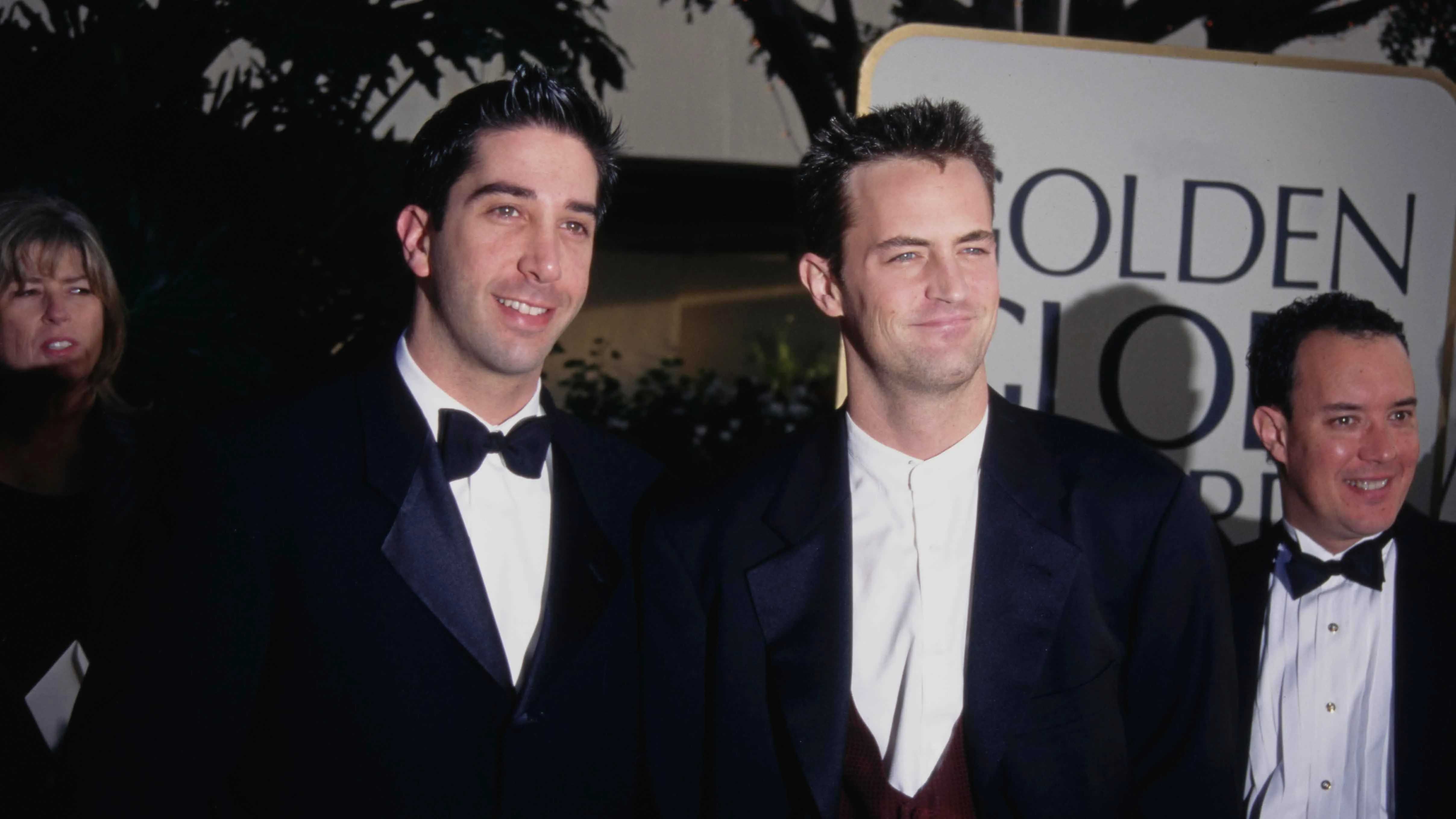 Mathew Perry and David Schwimmer (Source: NBC)