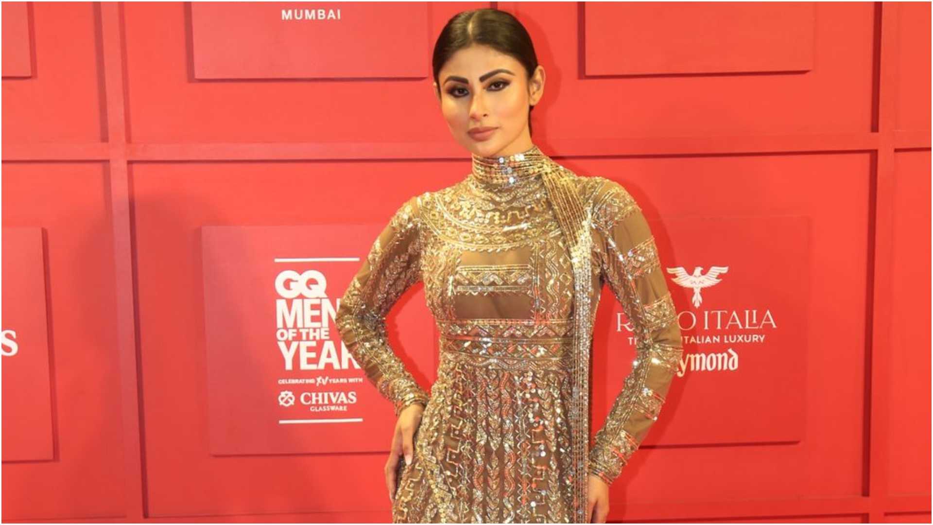 Mouni Roy glitters in gold: A show-stopper at Mumbai’s glam event, See pics