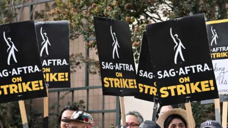 <p>SAG-AFTRA strike (Source: X)</p>