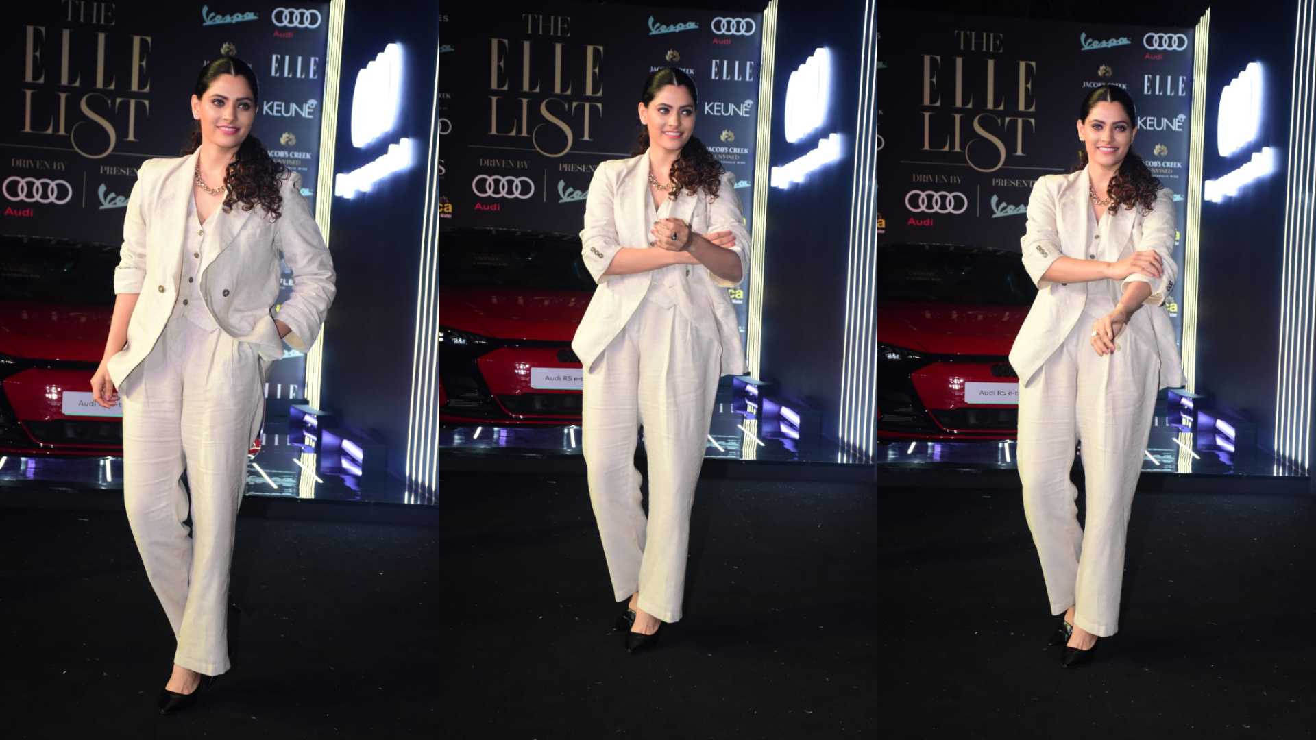 Saiyami Kher shines in sophisticated linen suit at awards night, Check pics