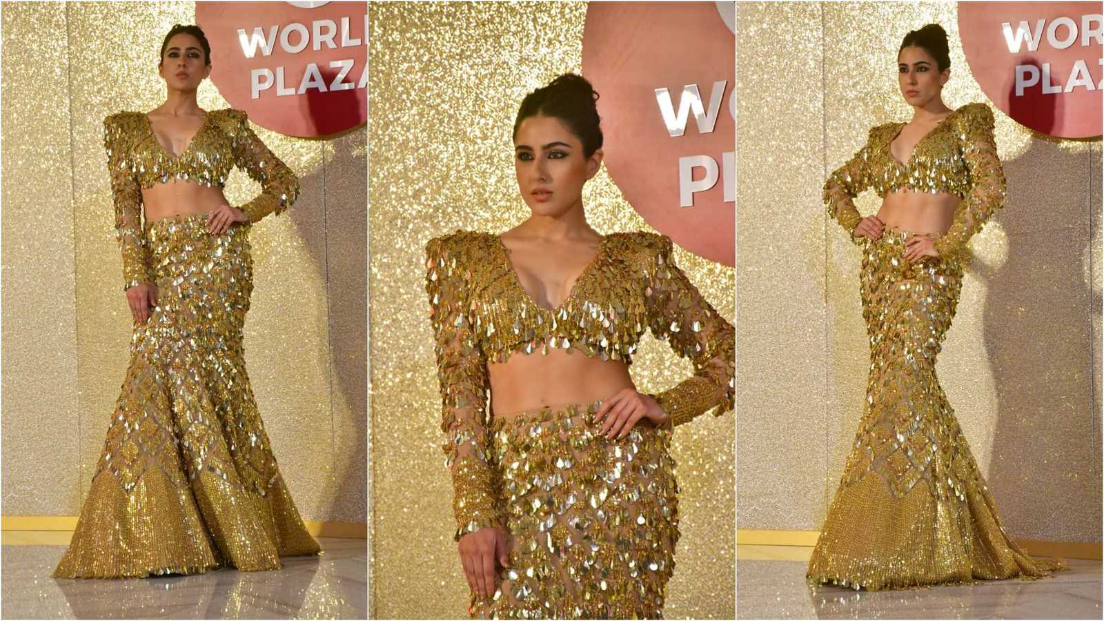 Bollywood Red gold glittery tales of Jio World Plaza event - Bollywood Red  gold glittery tales of Jio World Plaza event 