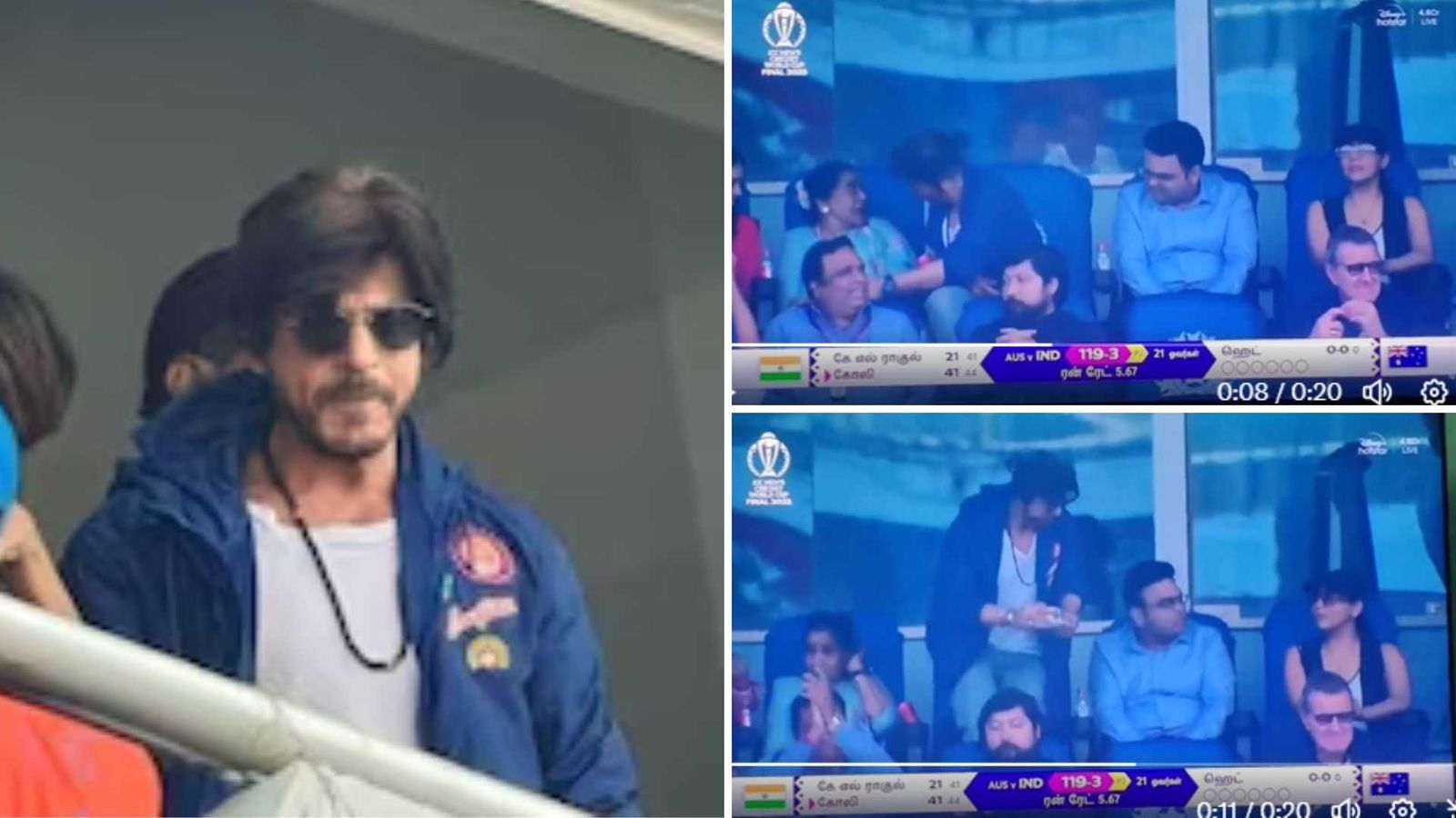Ind Vs Aus final: मैच के दौरान शाहरुख खान ने उठाई आशा भोसले की जूठी कप प्लेट, लोग बोले- सच्चा जेंटलमैन