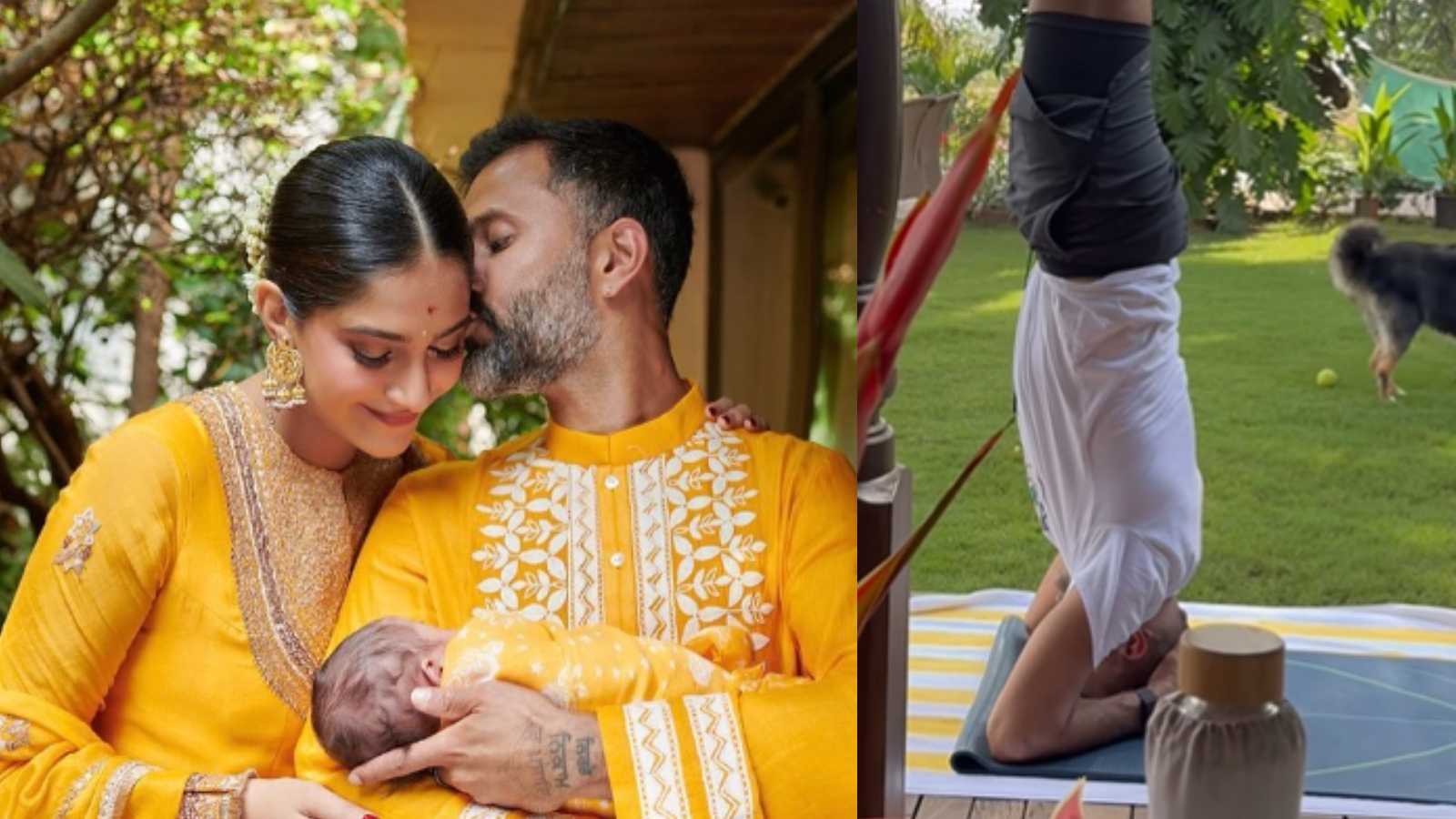 Sonam Kapoor shares an adorable post featuring Vayu and Anand Ahuja
