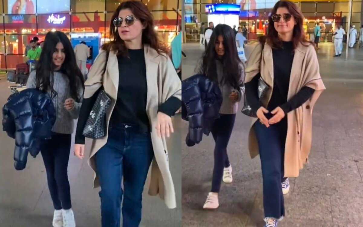 Twinkle Khanna spotted with daughter Nitara