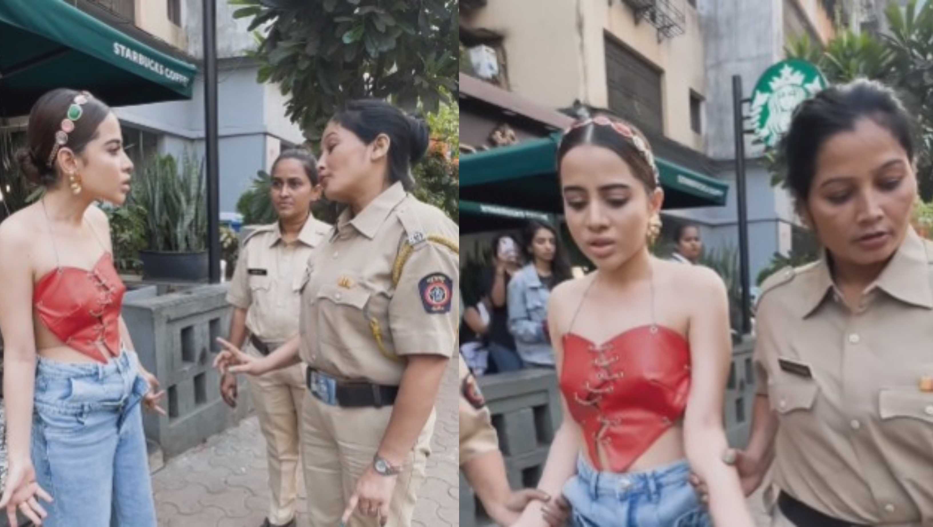 ‘Rohit sheety ki police lgri hai’: Uorfi Javed arrested for wearing short clothes, video leaves netizens divided