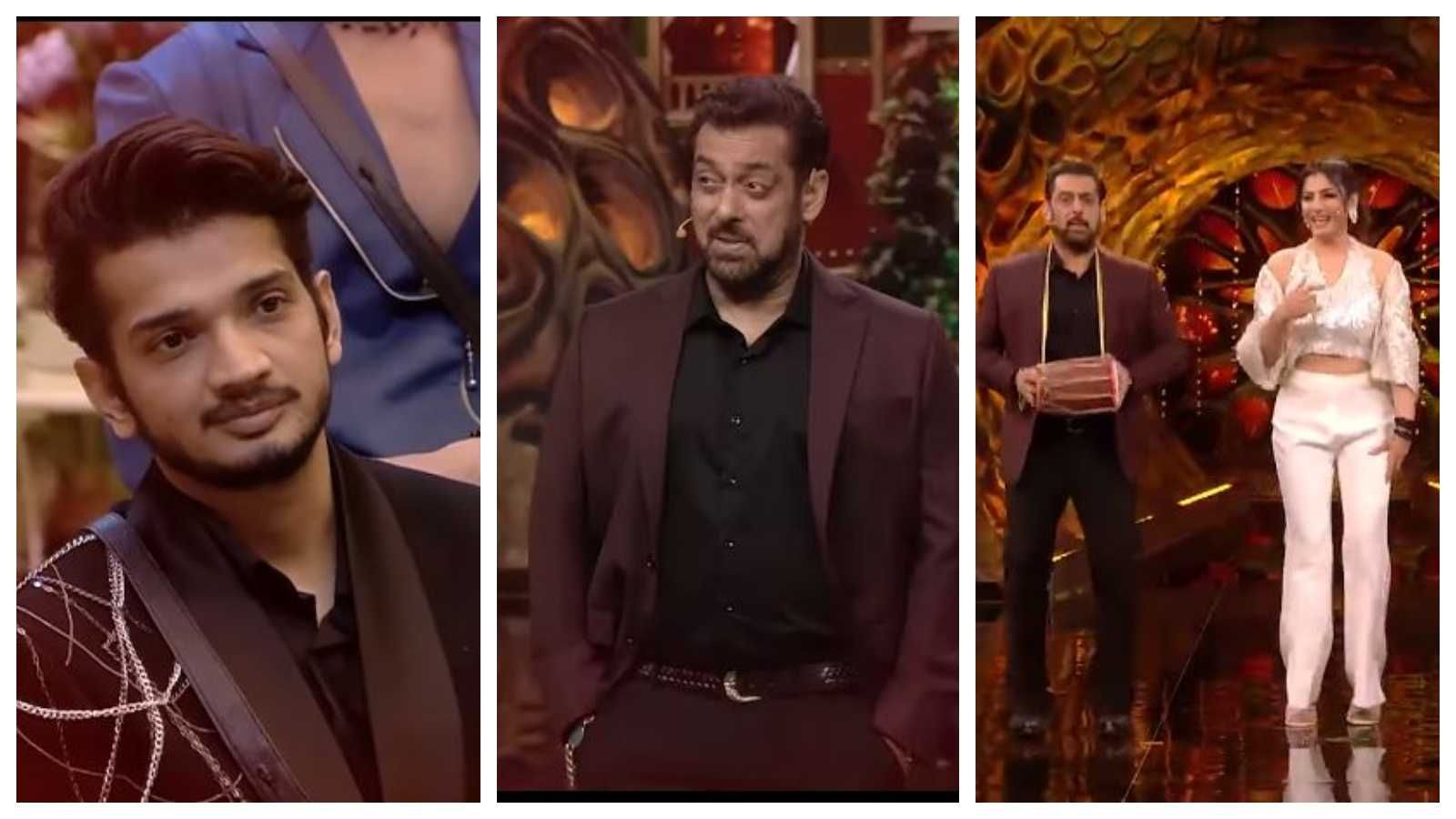 Bigg Boss 17 Promo Salman Khan Bashes Munawar For Talking Ill About Mannara Dances With 8546