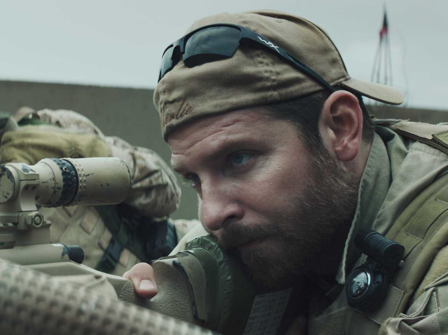 Bradley Cooper as Chris Kyle in American Sniper (Source: The New York Times)