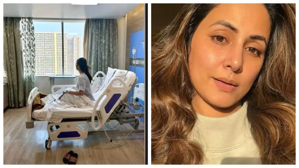 हिना खान आई इस बीमारी की चपेट में, हॉस्पिटल से तस्वीरें की शेयर