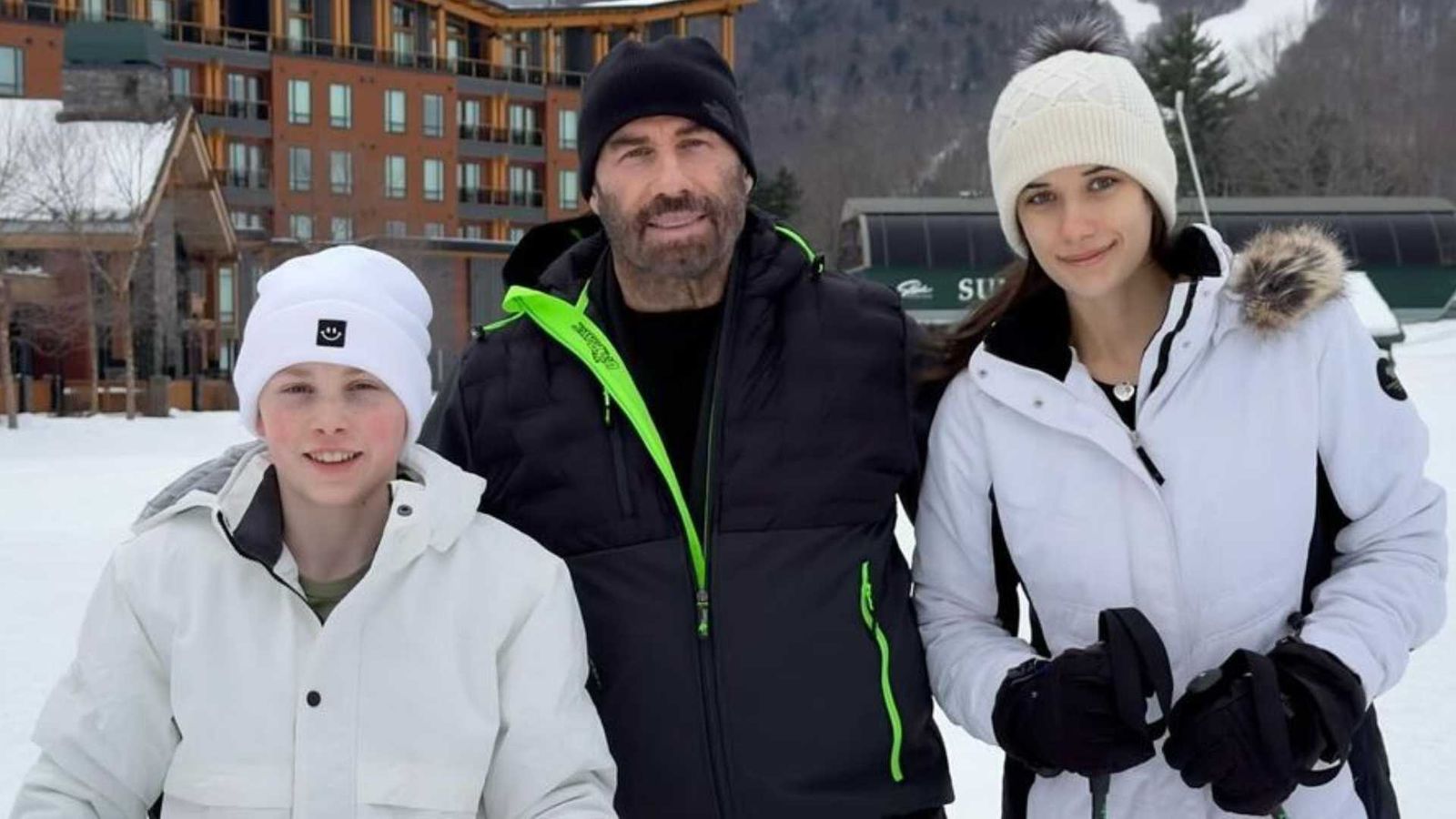 John Travolta with kids