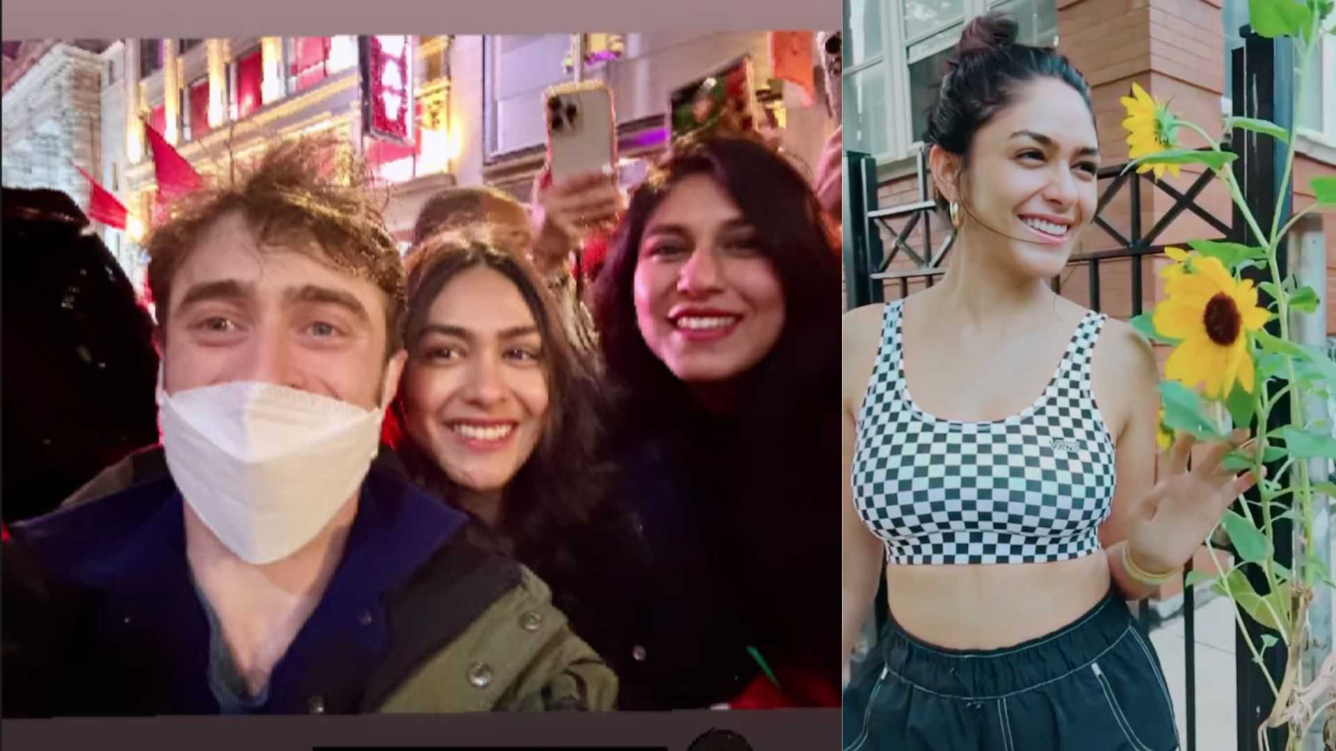 Mrunal Thakur shares her major fangirl moment as she bumps into Harry Potter star Daniel Radcliffe