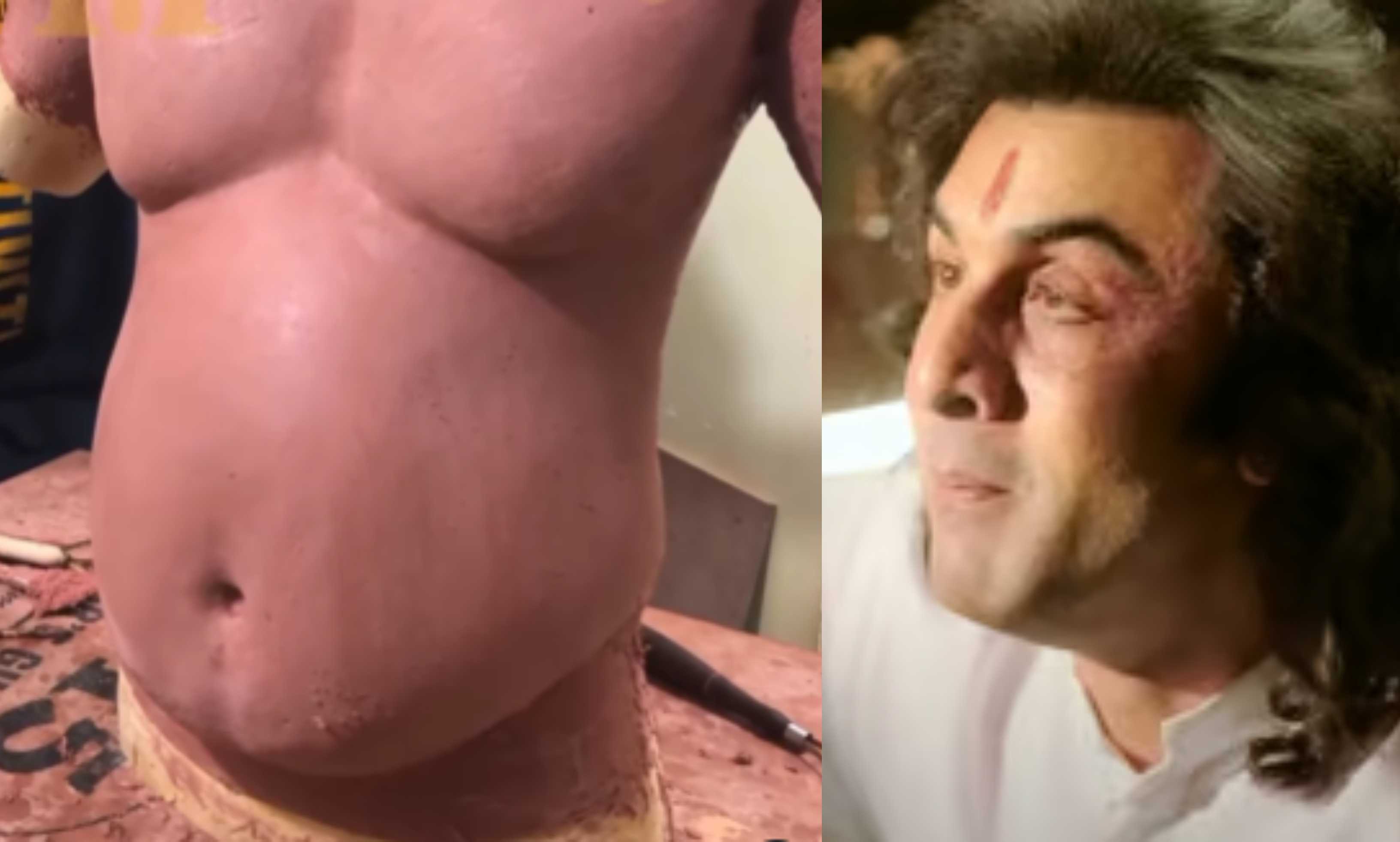 Animal: फिल्म में रणबीर कपूर का मोटापा दिखाने के लिए ऐसे तैयार किया गया था उनका नकली पेट, वीडियो वायरल