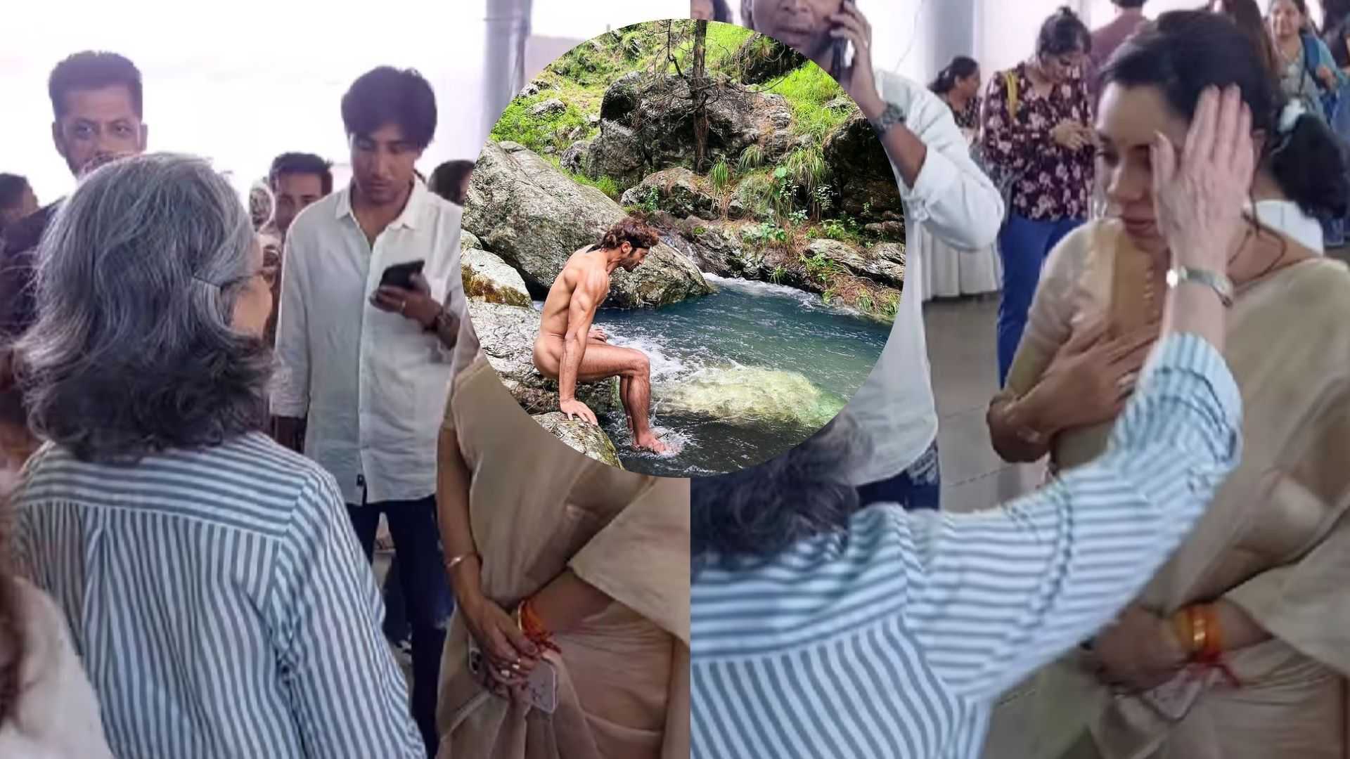 अनुपमा स्टार रुपाली गांगुली ने शर्मिला टैगोर के पैर छू कर लिया आशीर्वाद, वायरल हुआ वीडियो