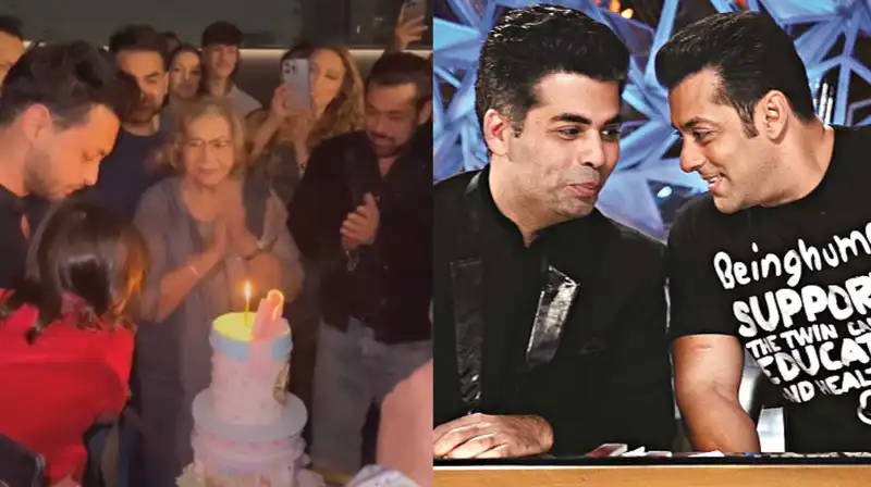 Salman Khan cuts his birthday cake with niece Ayat, Karan Johar drops major hint about collaborating with Bhaijaan