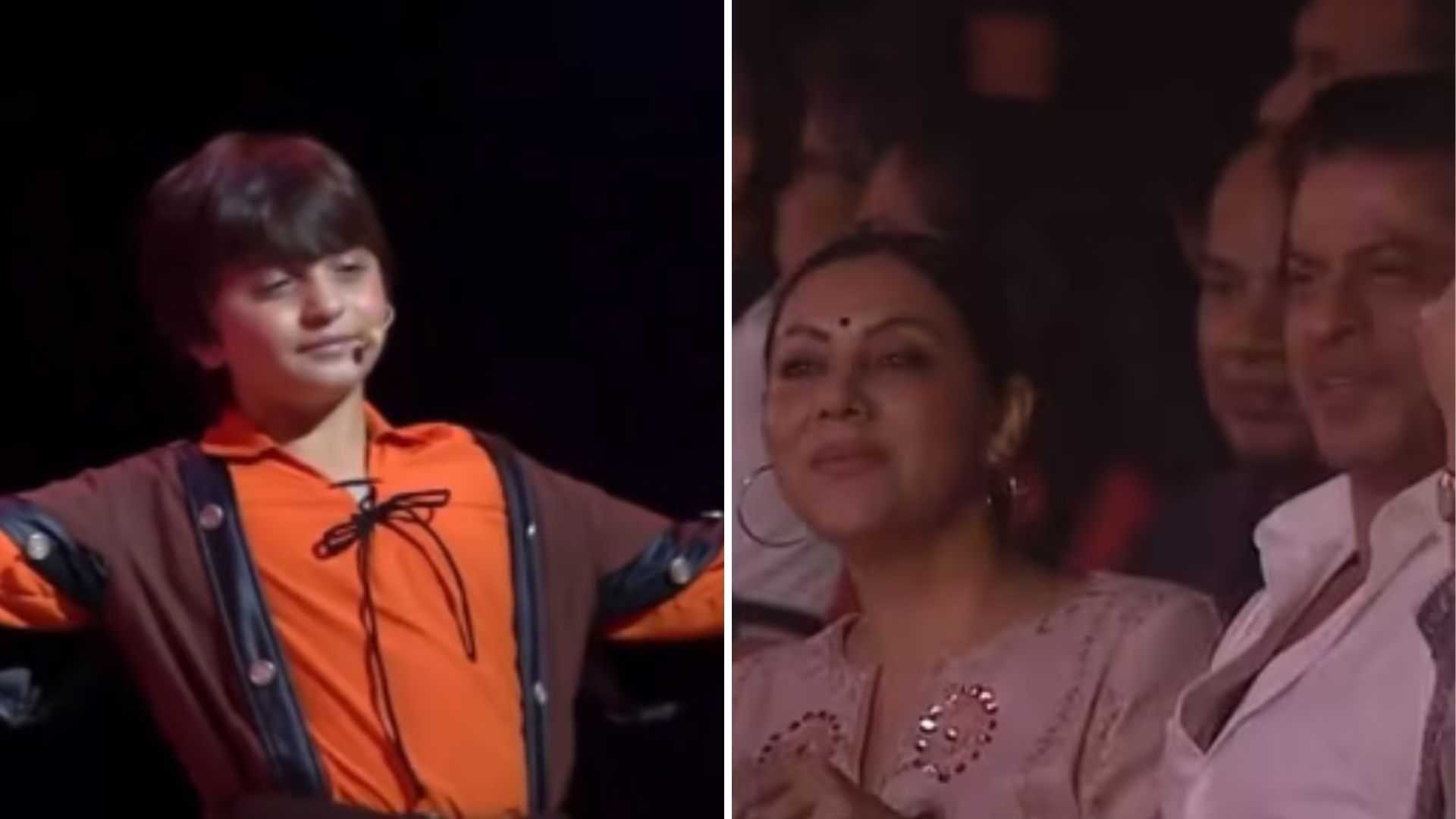Shah Rukh Khan's son AbRam delightfully pulls off his dad's signature pose in a school play, watch